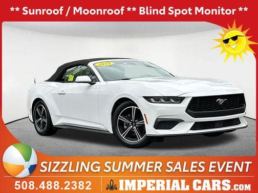 Oxford White 2024 Ford Mustang EcoBoost Premium