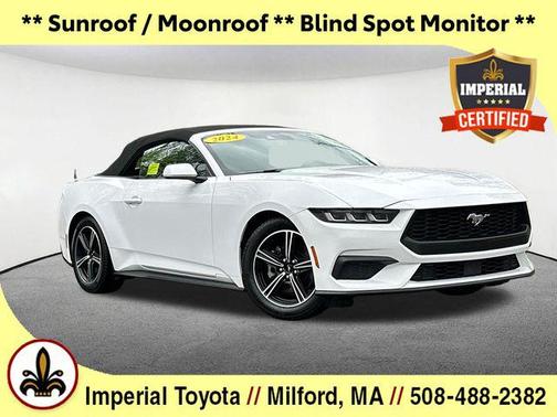 Oxford White 2024 Ford Mustang EcoBoost Premium