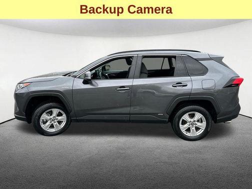 Magnetic Gray Metallic/Midnight Black Metallic 2021 Toyota RAV4 Hybrid XLE