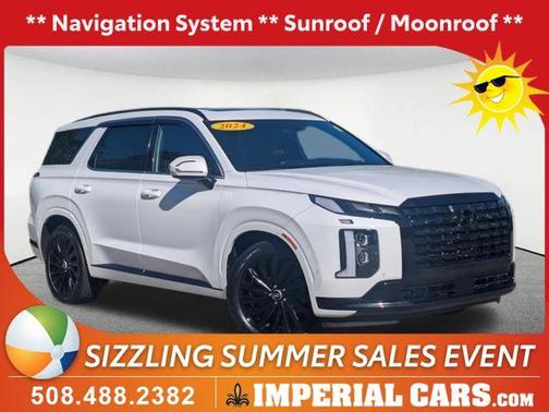 Hyper White 2024 Hyundai PALISADE Calligraphy Night Edition
