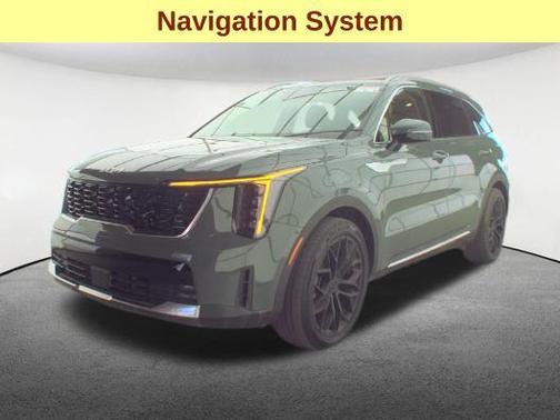 Cityscape Green 2025 Kia Sorento Hybrid EX