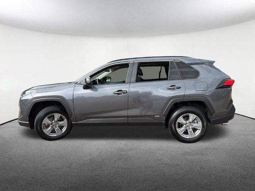 Magnetic Gray Metallic/Midnight Black Metallic 2022 Toyota RAV4 Hybrid LE