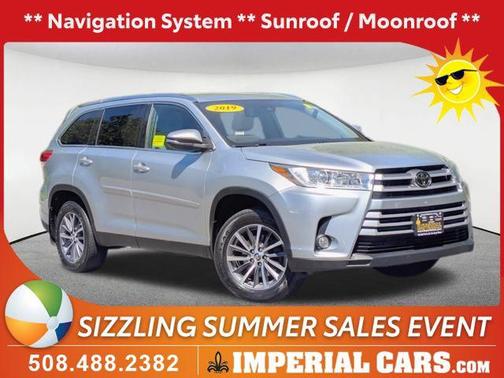 Celestial Silver Metallic 2019 Toyota Highlander XLE