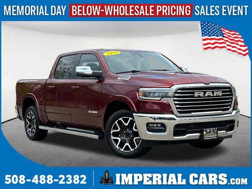 Delmonico Red Pearlcoat 2025 RAM 1500 Laramie