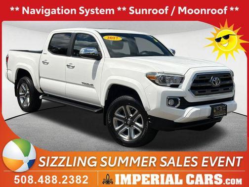 Super White 2017 Toyota Tacoma Limited