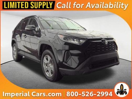 Midnight Black Metallic 2022 Toyota RAV4 Hybrid LE