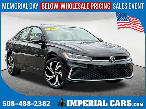 Deep Black Pearl 2025 Volkswagen Jetta 1.5T SEL
