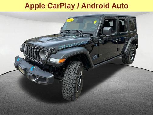 Black Clearcoat 2025 Jeep Wrangler 4xe Rubicon