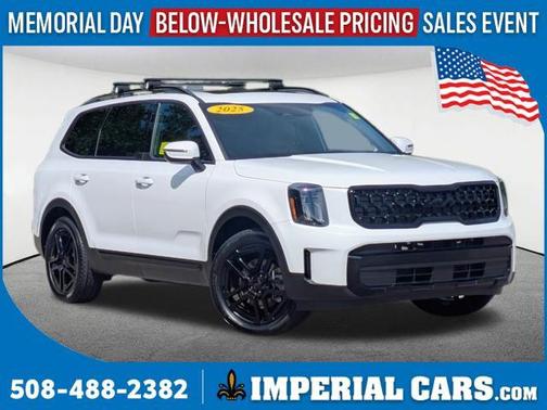 Glacial White Pearl 2025 Kia Telluride EX X-Line