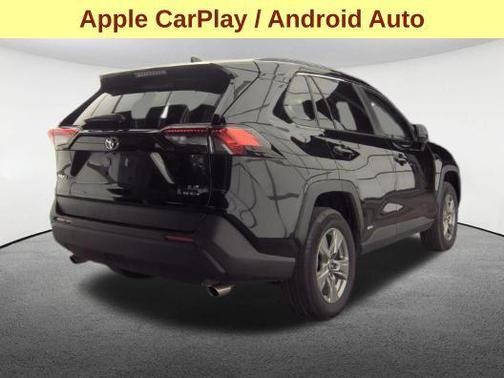 Midnight Black Metallic 2025 Toyota RAV4 Hybrid LE