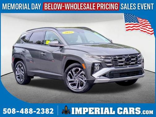 Amazon Gray 2025 Hyundai TUCSON Hybrid Limited