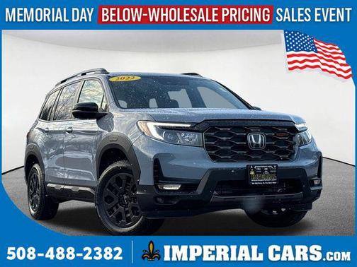 Sonic Gray Pearl 2022 Honda Passport AWD TrailSport