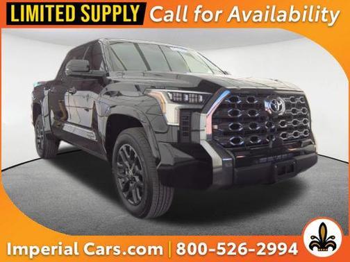 Midnight Black Metallic 2025 Toyota Tundra Platinum