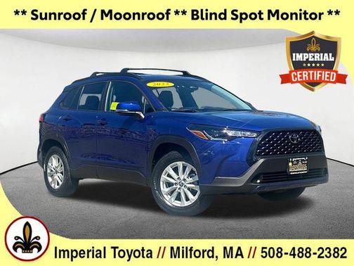 Blue Crush Metallic 2023 Toyota Corolla Cross LE