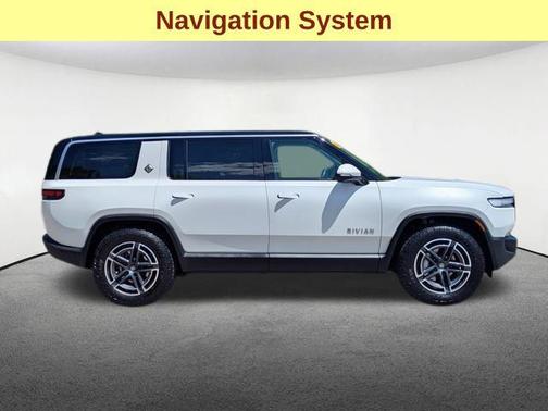 Glacier White 2025 Rivian R1S Adventure Dual Motor Standard Pack