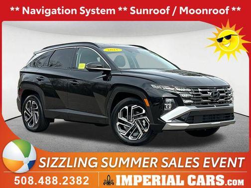 Ash Black 2025 Hyundai TUCSON Hybrid Limited