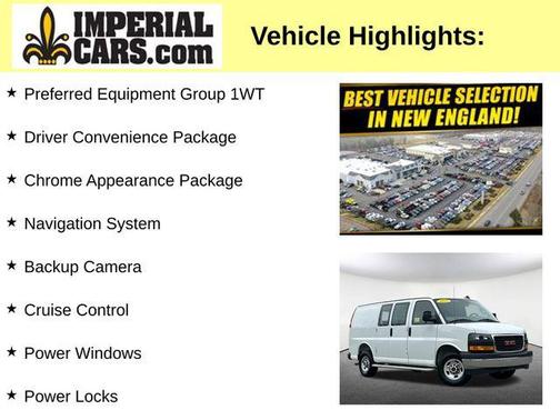 Summit White 2025 GMC Savana 2500 Work Van