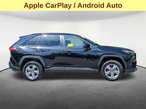 Midnight Black Metallic 2024 Toyota RAV4 Hybrid LE