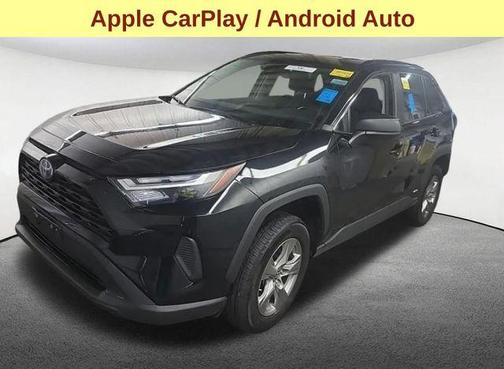Midnight Black Metallic 2024 Toyota RAV4 Hybrid LE