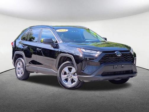 Midnight Black Metallic 2024 Toyota RAV4 Hybrid LE