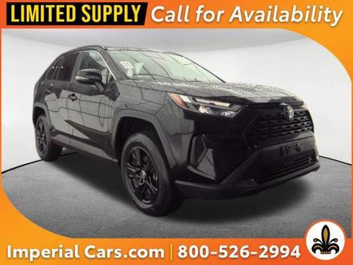 Midnight Black Metallic 2025 Toyota RAV4 Hybrid XLE