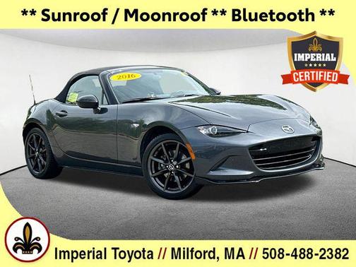Meteor Gray Mica 2016 Mazda MX-5 Miata Club