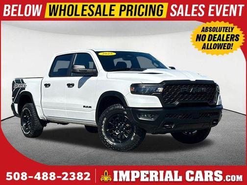 Bright White Clearcoat 2025 RAM 1500 Rebel