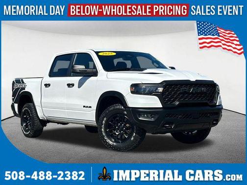Bright White Clearcoat 2025 RAM 1500 Rebel