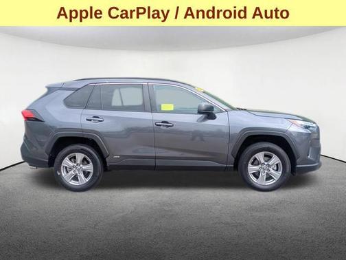 Magnetic Gray Metallic/Midnight Black Metallic 2024 Toyota RAV4 Hybrid LE