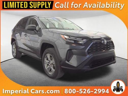 Magnetic Gray Metallic/Midnight Black Metallic 2024 Toyota RAV4 Hybrid LE