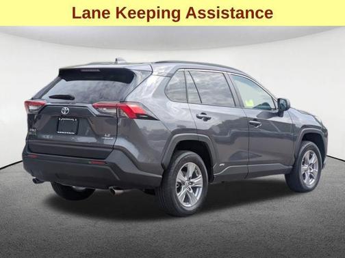 Magnetic Gray Metallic/Midnight Black Metallic 2024 Toyota RAV4 Hybrid LE