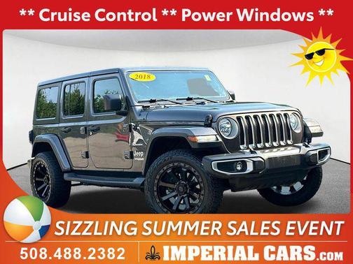 Granite Crystal Metallic Clearcoat 2018 Jeep Wrangler Unlimited Sahara