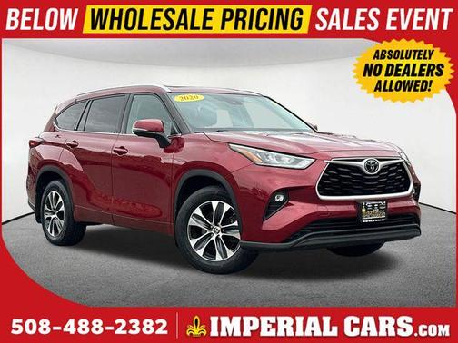 Ruby Flare Pearl 2020 Toyota Highlander XLE
