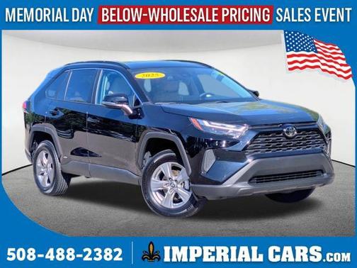 Midnight Black Metallic 2025 Toyota RAV4 Hybrid LE