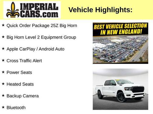 Bright White Clearcoat 2022 RAM 1500 Big Horn/Lone Star