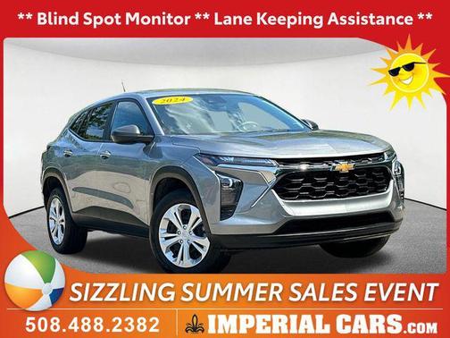 Sterling Gray Metallic 2024 Chevrolet Trax LS