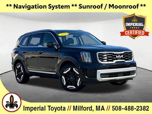 Ebony Black 2025 Kia Telluride S