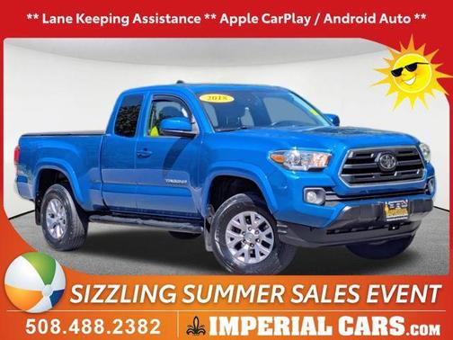 Blazing Blue 2018 Toyota Tacoma SR5