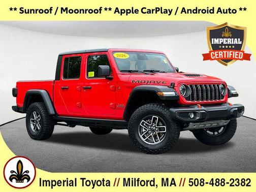Firecracker Red Clearcoat 2026 Jeep Gladiator Mojave 4x4