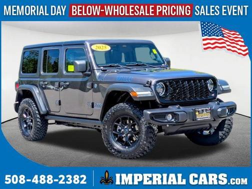 Granite Crystal Metallic Clearcoat 2025 Jeep Wrangler 4xe Willys