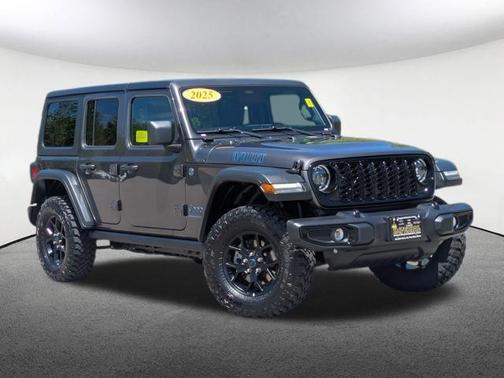 Granite Crystal Metallic Clearcoat 2025 Jeep Wrangler 4xe Willys