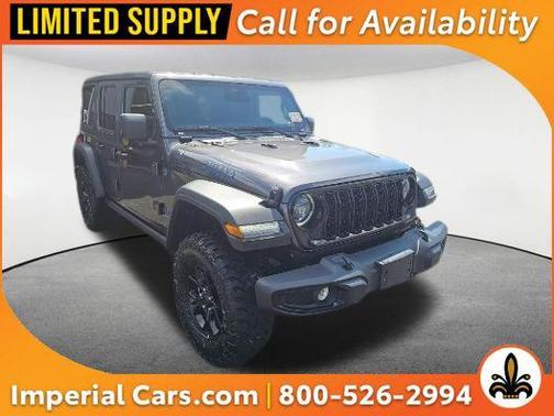 Granite Crystal Metallic Clearcoat 2025 Jeep Wrangler 4xe Willys