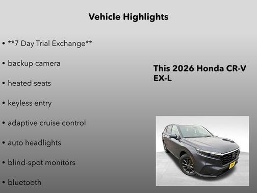 2026 Honda CR-V EX-L AWD