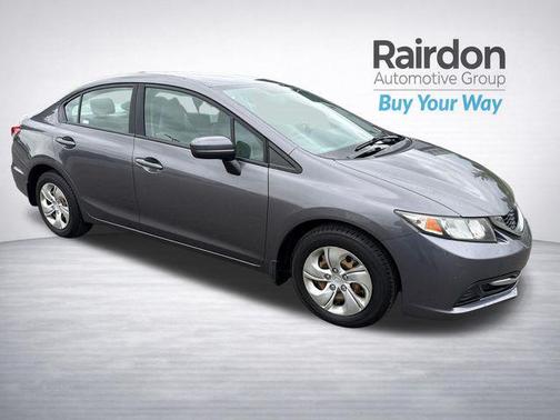 Gray 2015 Honda Civic LX