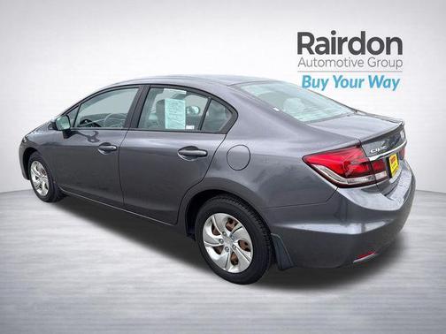 Gray 2015 Honda Civic LX