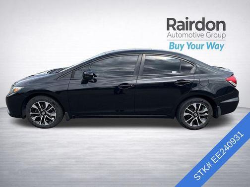 Crystal Black Pearl 2014 Honda Civic EX