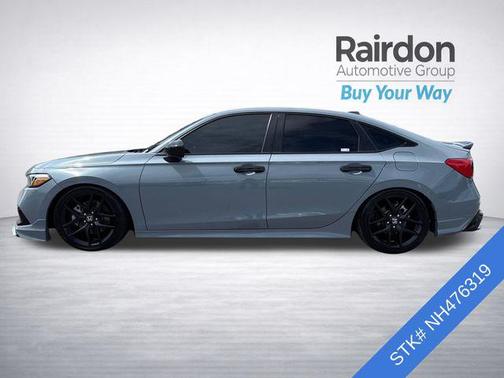 Sonic Gray Pearl 2022 Honda Civic Si Base