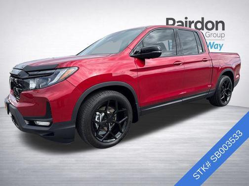 Radiant Red 2025 Honda Ridgeline Black