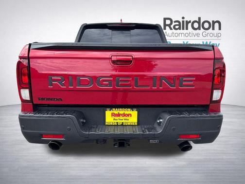 Radiant Red 2025 Honda Ridgeline Black