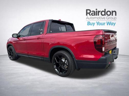 Radiant Red 2025 Honda Ridgeline Black